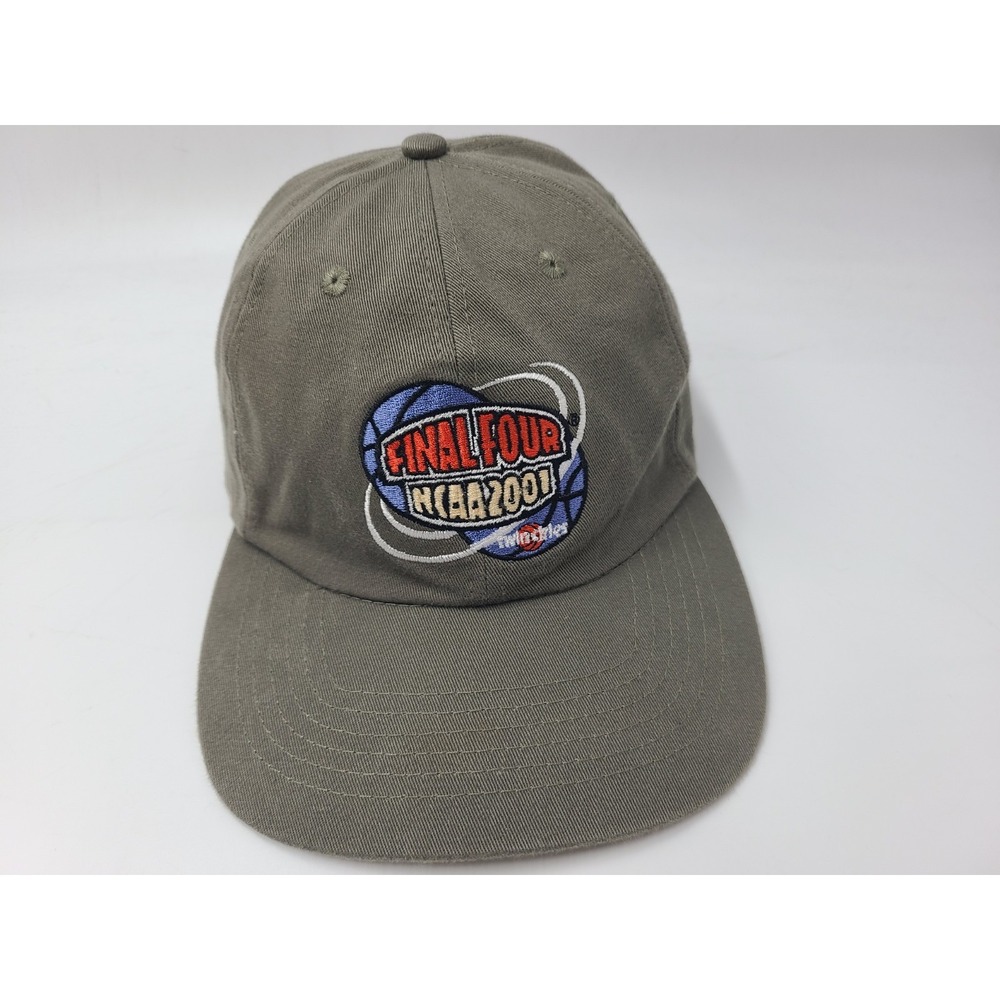 Vintage 2001 NCAA Final Four Mountain Dew Logo Athletic Strapback‎ Hat Cap Green
